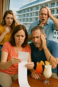 final bill, cruise, expensive, final bill, price on cruise